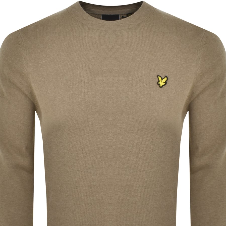 Lyle And Scott Cotton Merino Jumper GreenLyle And Scott Cotton Merino Jumper Green Male Small